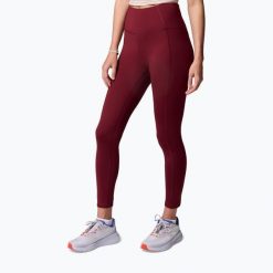 Legginsy damskie Columbia Boundless rich wine. Czerwone legginsy damskie Columbia, bez wzorów. Za 179.99 zł.