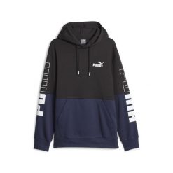 Puma Bluza Power Colorblock Fl 67591051. Czarne bluzy bez kaptura męskie Puma, bez wzorów, sportowe, bez kołnierzyka, bez ramiączek. Za 195.99 zł.