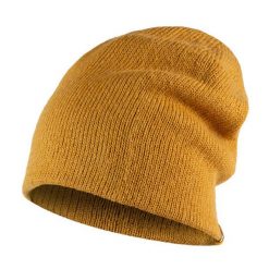 Czapka z bawełną Knitted Jarn. Szare czapki męskie Buff, bez wzorów, z bawełny, sportowe. W wyprzedaży za 95.94 zł.