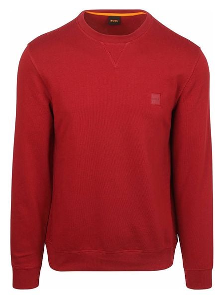 Hugo Boss Bluza w kolorze czerwonym rozmiar: M. Czerwone bluzy bez kaptura męskie Hugo Boss, m, z bawełny. Za 282.99 zł.