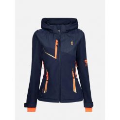 Damska kurtka wodoodporna Aulp Fecla. Niebieskie kurtki damskie Aulp, bez wzorów, bez kaptura. Za 380.00 zł.