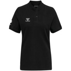 Damska koszulka polo Hummel Move Grid. Czarne bluzki sportowe damskie HUMMEL, xs, bez kołnierzyka, bez ramiączek. Za 163.00 zł.