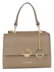 Mia Tomazzi Skórzana torebka "Berlese" w kolorze beżowym - 21 x 16 x 3 cm rozmiar: onesize. Brązowe torebki klasyczne damskie Mia Tomazzi, bez wzorów, z materiału, bez dodatków. Za 279.11 zł.