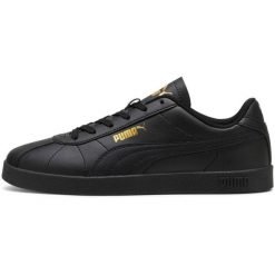 Buty sportowe Puma Club II SL. Czarne buty sportowe na co dzień damskie Puma, bez wzorów, z materiału, trekkingowe. Za 173.20 zł.