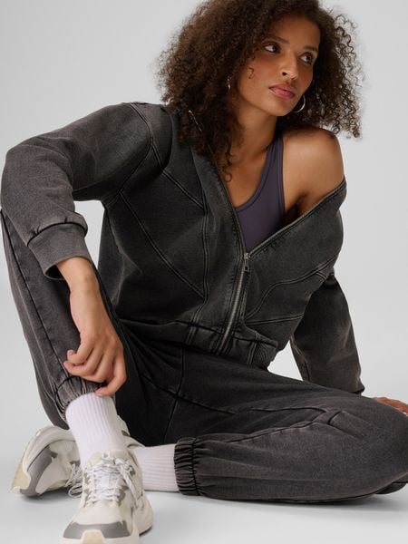 4F Bluza dresowa regular z kapturem damska - szara XL. Szare bluzy sportowe damskie 4f, uniwersalny, z dresówki. Za 199.99 zł.
