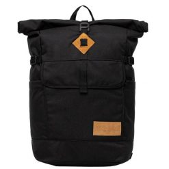 Plecak sportowo-turystyczny dla dorosłych JanSport Hatchet Rolltop Backpack. Czarne plecaki damskie JanSport, bez wzorów, sportowe. Za 339.99 zł.