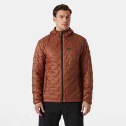Wodoodporna kurtka z izolowanym kapturem Helly Hansen Lifaloft. Brązowe kurtki narciarskie i snowboardowe damskie Helly Hansen, m, bez wzorów, narciarskie. Za 922.00 zł.