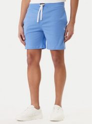 Polo Ralph Lauren Szorty piżamowe 714965506013 Niebieski Slim Fit. Niebieskie piżamy męskie Polo Ralph Lauren, l, bez wzorów, z bawełny, bez ramiączek. Za 319.99 zł.