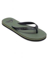 Klapki dla Mężczyzn MOLOKAI CORE Zielony. Zielone klapki i japonki męskie Quiksilver, z gumy. Za 84.99 zł.
