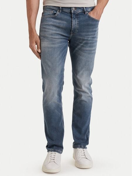 BOSS Jeansy Delaware 50564563 Szary ciemny Slim Fit. Szare jeansy męskie Boss. Za 629.99 zł.