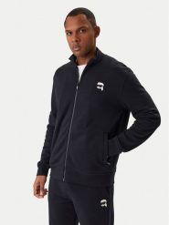 KARL LAGERFELD Bluza 705712 561900 Granatowy Regular Fit. Niebieskie bluzy bez kaptura męskie Karl Lagerfeld, m, z bawełny. Za 819.99 zł.