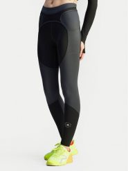 Adidas by Stella McCartney Legginsy Two-tone JM0302 Czarny Slim Fit. Czarne legginsy damskie adidas by Stella McCartney, l, bez wzorów, z syntetyku. Za 389.99 zł.