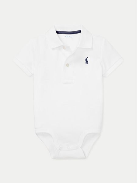 Polo Ralph Lauren Body dziecięce 320700386002 Biały. Białe body niemowlęce Polo Ralph Lauren, bez wzorów, z bawełny, bez ramiączek. Za 199.99 zł.