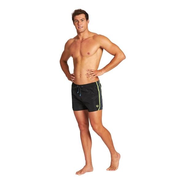 Szorty męskie spodenki kąpielowe na basen plażę Arena Barth X-Short. Czarne kąpielówki męskie Arena, m, bez wzorów, do pływania. Za 59.99 zł.