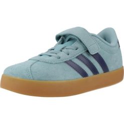 Buty ADIDAS VL COURT 3.0 EL C Niebieski. Niebieskie buty fitness męskie Adidas, na fitness i siłownię. Za 211.95 zł.