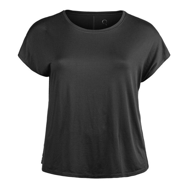 Koszulka damska Q Sportswear Jenirei Soft Touch. Czarne bluzki damskie ENDURANCE Q, bez wzorów, z materiału, bez kołnierzyka. Za 158.50 zł.