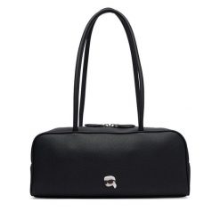 Torebka KARL LAGERFELD. Czarne torebki klasyczne damskie Karl Lagerfeld, bez wzorów, bez dodatków. Za 849.99 zł.