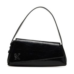 Torebka Karl Lagerfeld Jeans. Czarne torebki klasyczne damskie Karl Lagerfeld Jeans, bez wzorów, z jeansu, bez dodatków. Za 949.99 zł.