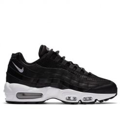 Buty do chodzenia damskie Nike W Air Max 95. Czarne buty sportowe na co dzień damskie Nike, bez wzorów, z materiału, trekkingowe, nike air max. Za 604.00 zł.