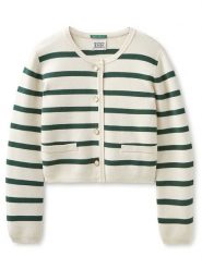 Scotch & Soda Kardigan w kolorze kremowo-zielonym rozmiar: L. Brązowe kardigany damskie Scotch & Soda, l, bez wzorów. Za 153.71 zł.