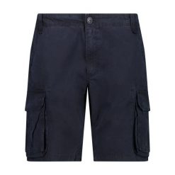 Szorty bermudzkie cargo CMP. Niebieskie szorty męskie CMP, bez kołnierzyka. Za 323.50 zł.