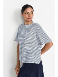 Rich & Royal Koszulka w kolorze białym rozmiar: XL. Białe bluzki damskie Rich & Royal, xl, bez wzorów, bez kołnierzyka, bez ramiączek. Za 134.95 zł.