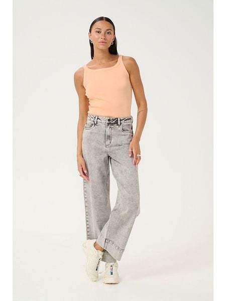 Kaffe Top w kolorze pomarańczowym rozmiar: XL. Pomarańczowe topy damskie Kaffe, xl, bez wzorów, bez kołnierzyka. Za 66.31 zł.