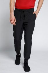 Męskie Spodnie funkcyjne FLEXNAMIC® outdoor elastyczny pas podstawowy krój. Czarne spodnie materiałowe męskie JAY-PI, bez wzorów, z elastanu, plus size. Za 279.99 zł.