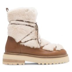 Śniegowce Badura. Brązowe śniegowce damskie Badura. Za 349.99 zł.