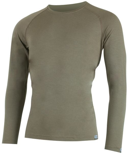 Męska koszulka merino ALAN. Niebieskie koszulki męskie z długim rękawem LASTING, m, z materiału. Za 542.50 zł.