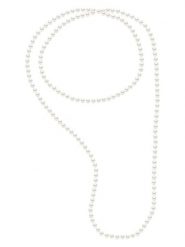 Pearline Naszyjnik w kolorze białym z perłami - dł. 120 cm rozmiar: onesize. Białe naszyjniki damskie Pearline. Za 869.99 zł.