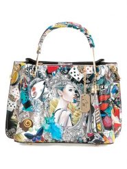 Anna Morellini Skórzana torebka "Marlit" ze wzorem - 26 x 21 x 13 cm rozmiar: onesize. Torebki klasyczne damskie Anna Morellini, bez wzorów, z materiału, bez dodatków. Za 347.99 zł.