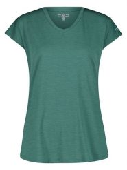 Cmp Koszulka funkcyjna w kolorze zielonym rozmiar: 42. Zielone bluzki sportowe damskie CMP, z materiału, bez kołnierzyka, bez ramiączek. Za 62.03 zł.