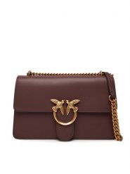 PINKO Torebka Love One Classic Dc Al 25-26 PLTT 100941 A0F1 Brązowy. Brązowe torebki klasyczne damskie Pinko, bez wzorów, ze skóry, wizytowe, bez kołnierzyka, bez ramiączek. Za 1,379.00 zł.