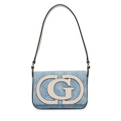 Torebka Guess. Niebieskie torebki klasyczne damskie Guess, z aplikacjami, bez dodatków. Za 544.99 zł.