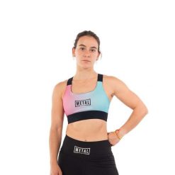 Biustonosz dla kobiet Metal Boxe Vice. Biustonosze sportowe damskie METAL BOXE, bez wzorów, z materiału. Za 152.00 zł.