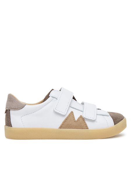 Mrugała Sneakersy 3222/5-18 Biały. Białe buty sportowe chłopięce Mrugała, bez wzorów, ze skóry, bez zapięcia. Za 209.99 zł.