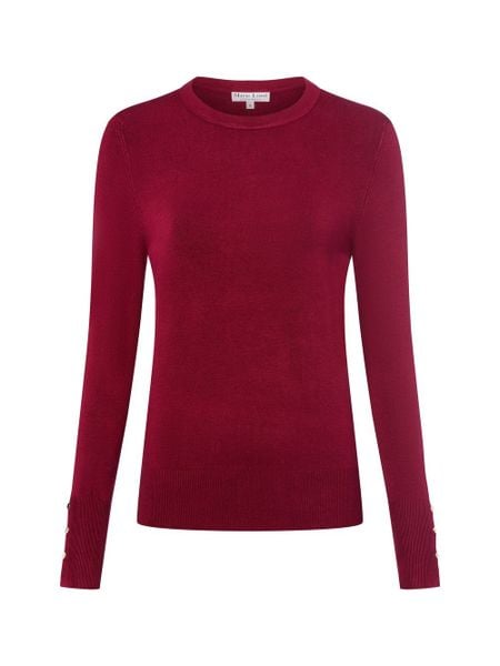 Marie Lund Sweter damski z cienkiej dzianiny Kobiety czerwony jednolity, XXL. Czerwone swetry klasyczne damskie Marie Lund, xxl, z dzianiny, bez kołnierzyka. Za 199.95 zł.