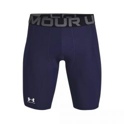 Długie spodenki kolarskie z kieszenią Under Armour HeatGear®. Białe szorty sportowe męskie Under Armour, xs, z materiału, na fitness i siłownię. Za 175.40 zł.
