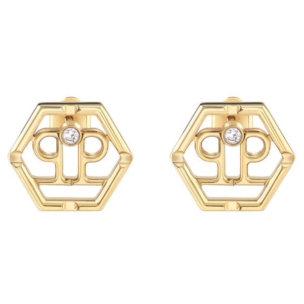 Kolczyki PHILIPP PLEIN. Żółte kolczyki damskie Philipp Plein, złote. Za 529.99 zł.