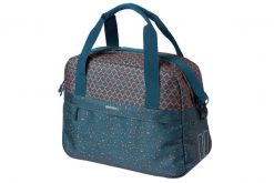 Torba na bagażnik rowerowy „Flair”, niebieska. Niebieskie torby męskie na ramię BASIL, bez wzorów, z materiału, na ramię. Za 309.99 zł.