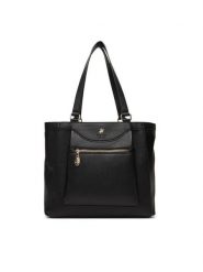 Beverly Hills Polo Club Torebka C-BHPC-L-002-08 Czarny. Czarne torebki klasyczne damskie Beverly Hills Polo Club, bez wzorów, z materiału, bez dodatków. Za 229.99 zł.