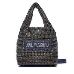 Torebka LOVE MOSCHINO. Niebieskie torebki klasyczne damskie Love Moschino, bez wzorów, bez dodatków. Za 549.99 zł.
