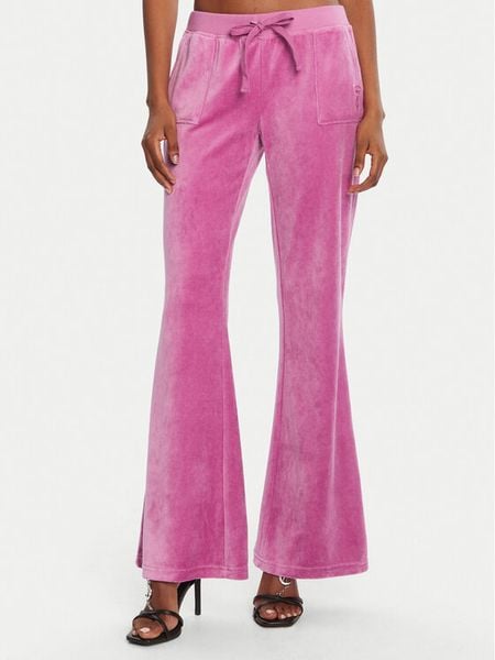 Juicy Couture Spodnie dresowe Caisa JCSEBJ008G Różowy Slim Fit. Czerwone spodnie dresowe damskie Juicy Couture, m, bez wzorów, z bawełny. Za 269.99 zł.