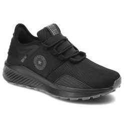Czarne Sneakersy Big Star Damskie Buty Sportowe. Czarne buty sportowe na co dzień damskie Big Star, z aplikacjami, z materiału, trekkingowe. Za 199.00 zł.