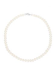 Mitzuko Naszyjnik perłowy w kolorze białym - dł. 40 cm rozmiar: onesize. Białe naszyjniki damskie Mitzuko, srebrne. Za 314.01 zł.
