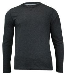Ciemnoszary T-shirt (Koszulka) z Długim Rękawem, Longsleeve - Brave Soul, Męski. Szare koszulki męskie z długim rękawem Brave Soul, l, bez wzorów, z bawełny, bez kołnierzyka. Za 54.00 zł.