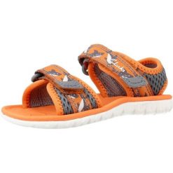 Sandały CLARKS SURFING TIDE T Pomarańczowy. Brązowe sandały damskie Clarks, bez wzorów, z tkaniny, bez obcasa. Za 96.99 zł.