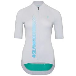 Koszulka rowerowa (z krótkim rękawem) damska SILVINI Women Jersey MAZZANA. Szare bluzki sportowe damskie Silvini, l, bez wzorów, z jersey, bez ramiączek. Za 343.50 zł.
