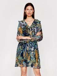 Marella Sukienka codzienna Cicoria 32212711 Kolorowy Regular Fit. Sukienki damskie Marella, na co dzień, bez wzorów, z syntetyku, bez kołnierzyka, bez ramiączek, proste. Za 1,639.00 zł.